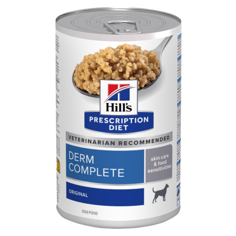 Hill's Prescription Diet Derm Complete - výhodné balení: 24 x 370 g Hills
