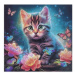 Wooden puzzle Cute Kitten A3