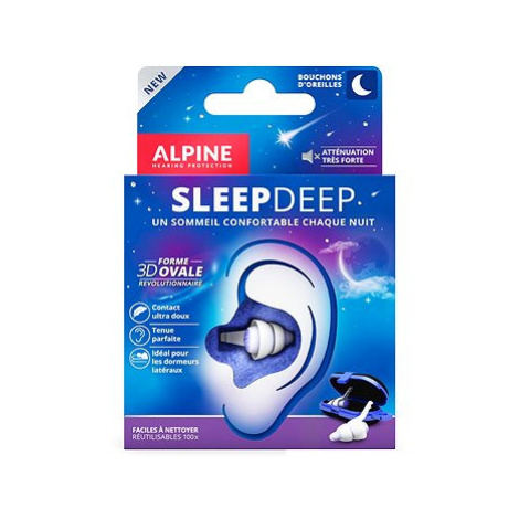 ALPINE SleepDeep 2021 - špunty do uší na spaní