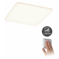 PAULMANN LED vestavné svítidlo Veluna VariFit IP44 3-krokové-stmívatelné hranaté 185x185mm 17W 3