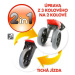 Odrážedlo FUNNY WHEELS Rider Sport 2v1 červené