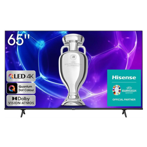 Smart televize Hisense 65E7KQ / QLED / 3840 × 2160 px / 65" (164 cm) / 4K Ultra HD / černá Varia