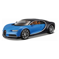 Bburago Plus Bugatti Chiron modrá 1:18