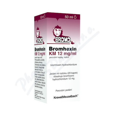 Bromhexin KM 12mg/ml por.gtt.sol.50ml