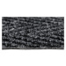 Podlahové krytiny Vebe - rohožky Čistící zóna Boomerang 70 šedá - Rozměr na míru cm
