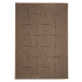 Devos koberce Kusový koberec FLOORLUX Coffee/Black 20008 – na ven i na doma - 60x110 cm