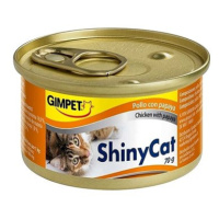 GimCat Shiny Cat kuře papája 2 × 70 g