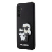 Karl Lagerfeld hard silikonové pouzdro Samsung Galaxy A54 5G Black Saffiano Karl & Choupette