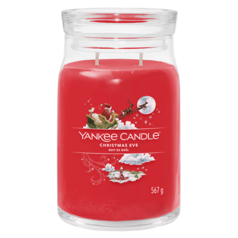 YANKEE CANDLE Signature Vonná svíčka velká 2 knoty Christmas Eve 567 g