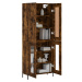 vidaXL Skříň highboard kouřový dub 69,5 x 34 x 180 cm kompozitní dřevo