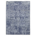 Diamond Carpets koberce Ručně vázaný kusový koberec Diamond DC-JK 1 Jeans blue/silver - 245x305 