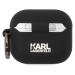 Silikonové pouzdro Karl Lagerfeld 3D Logo NFT Karl pro Airpods 3, black