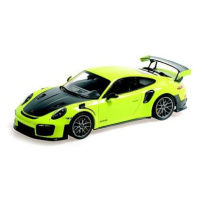 1:18 PORSCHE 911 (991.2) GT2RS - 2018 - YELLOW W/ WEISSACH PACKAGE W/ BLACK WHEELS