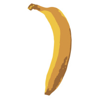 Ilustrace Single Banana, Studio Collection, 26.7 × 40 cm