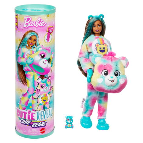Barbie Panenka Cutie Reveal x Care Bears Series 2 (medvídek Good Vibes)