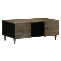 vidaXL Coffee Table světle šedá 100x54x40cm masivní mangovníkové dřevo