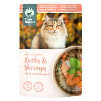 Pure Nature Cat losos a krevety - 24 x 80 g