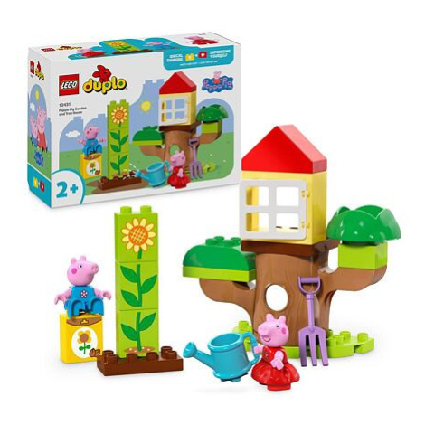 LEGO® DUPLO® 10431 Prasátko Peppa – zahrada a dům na stromě