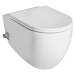 Isvea INFINITY CLEANWASH závěsná WC mísa Rimless, integrovaný ventil a bidet. sprška, 36,5x53cm,