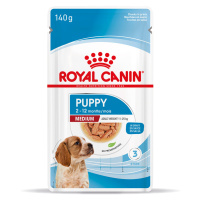 Royal Canin Medium Puppy - jako doplněk: mokré krmivo 20 x 140 g Royal Canin Medium Puppy