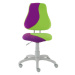 Rostoucí židle Alba Fuxo S Line Suedine fialovo-zelená 508