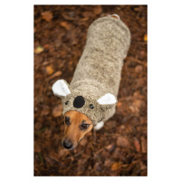 Vsepropejska Molly fleecová mikina pro psa s ušima Barva: Hnědá, Délka zad (cm): 24, Obvod hrudn
