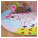 Obsession koberce Dětský kusový koberec Juno 478 Unicorn kruh - 80x80 (průměr) kruh cm