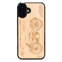 Dřevěné Pouzdro Bewood pro iPhone 16 Plus Harley Patent Aniegre