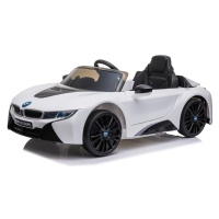 mamido  Dětské elektrické autíčko BMW I8 JE1001 bílé