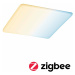 PAULMANN Smart Home Zigbee LED vestavné svítidlo Veluna VariFit měnitelná bílá 215mm x 215mm IP4