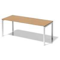 BISLEY Psací stůl CITO s podstavcem ve tvaru U, v x š x h 740 x 2000 x 800 mm, podstavec bílý, d