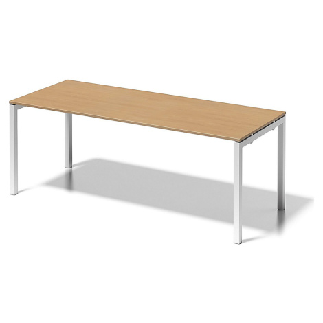 BISLEY Psací stůl CITO s podstavcem ve tvaru U, v x š x h 740 x 2000 x 800 mm, podstavec bílý, d