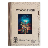 Dřevěné puzzle/Magické město A4 - EPEE