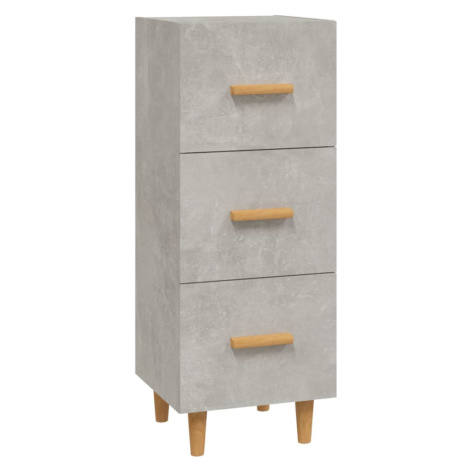 vidaXL Příborník betonově šedý 34,5 x 34 x 90 cm kompozitní dřevo