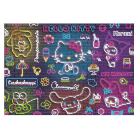 TREFL Puzzle Neonová Hello Kitty 500 dílků 163993