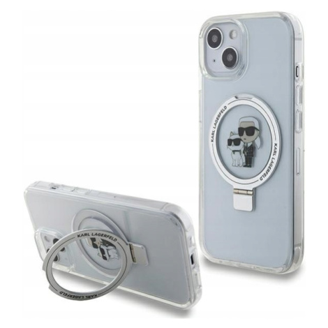 Originální pouzdro Karl Lagerfeld iPhone 14 15 13 6.1 bílé case obal