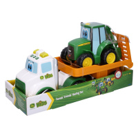 JD Kids John Deere - Traktor Johnny s tahačem 37 cm