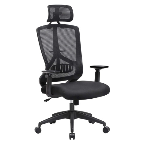 SONGMICS Kancelářská židle Cameron černá