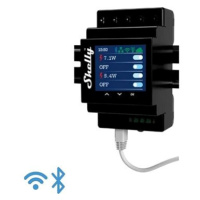 Shelly Pro 4PM, 4násobný spínací modul na DIN lištu, LAN, Wi-Fi, a Bluetooth