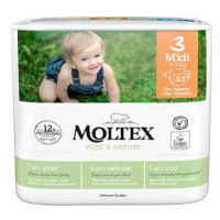 Moltex Plenky Pure & Nature Midi 4-9 kg  (33 ks)