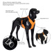 Reflexní postroj pro psy Paikka - oranžová Velikost: XL