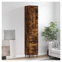 vidaXL Skříň highboard kouřový dub 34,5 x 34 x 180 cm kompozitní dřevo