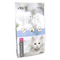 Kočkolit MAGIC LITTER Bentonite Ultra White 10 l