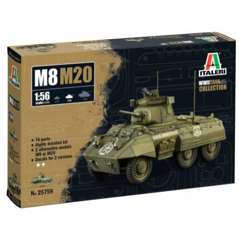 Model Kit military 25759 - M8/M20 (1:56) Italeri