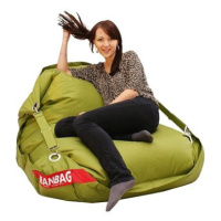 BeanBag Sedací pytel 189×140 comfort s popruhy green frog