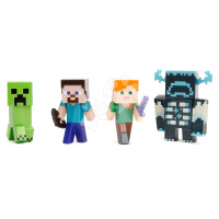 Figurky sběratelské Minecraft Figures 4-Pack Jada kovové sada 4 druhů výška 6 cm