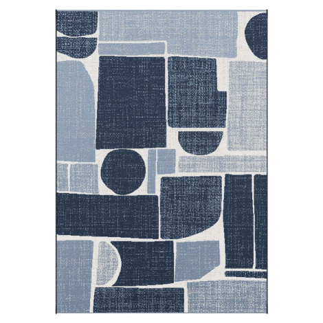 Tmavě modrý venkovní koberec Universal Azul, 120 x 170 cm