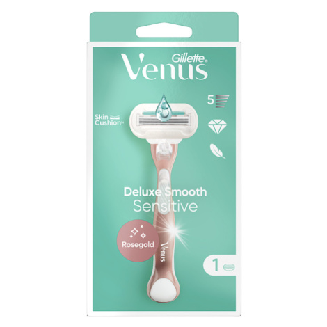 Gillette Venus dámský holicí strojek Extra Smooth Sensitive Rosegold, 1 ks