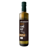 Allnature Lněný olej BIO 250 ml