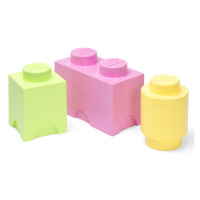 LEGO® úložné boxy Multi-Pack 3 ks - pastelové